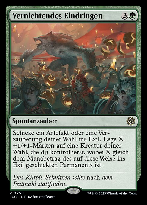 Vernichtendes Eindringen LCC-255 Rare Near Mint Deutsch