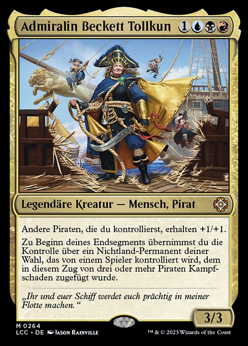 Admiralin Beckett Tollkun LCC-264 Mythic Near Mint Deutsch