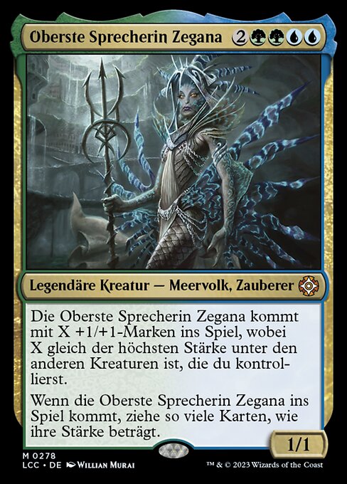 Oberste Sprecherin Zegana LCC-278 Mythic Near Mint Deutsch