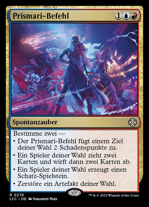 Prismari-Befehl LCC-279 Rare Near Mint Deutsch