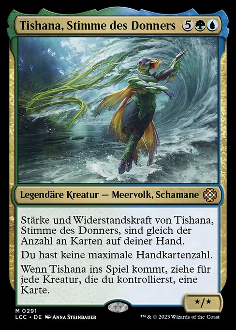 Tishana, Stimme des Donners LCC-291 Mythic Near Mint Deutsch