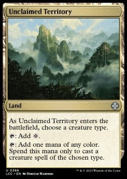 Unbeanspruchtes Territorium LCC-366 Uncommon Near Mint Englisch
