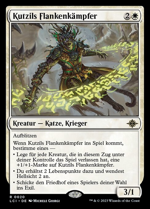 Kutzils Flankenkämpfer LCI-20 Rare Near Mint Deutsch