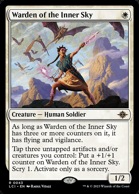 Warden of the Inner Sky LCI-43 Rare Near Mint Englisch Foil