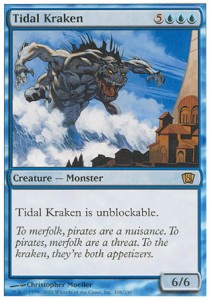 Tidal Kraken 8ED-108 Rare Excellent Englisch
