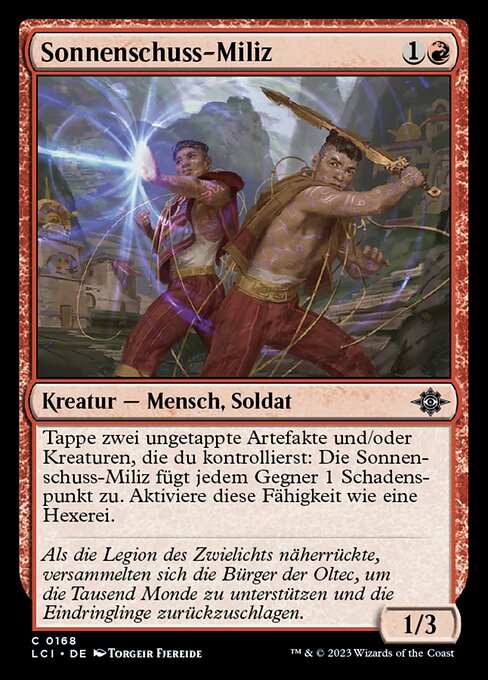 Sonnenschuss-Miliz LCI-168 Common Near Mint Deutsch Foil