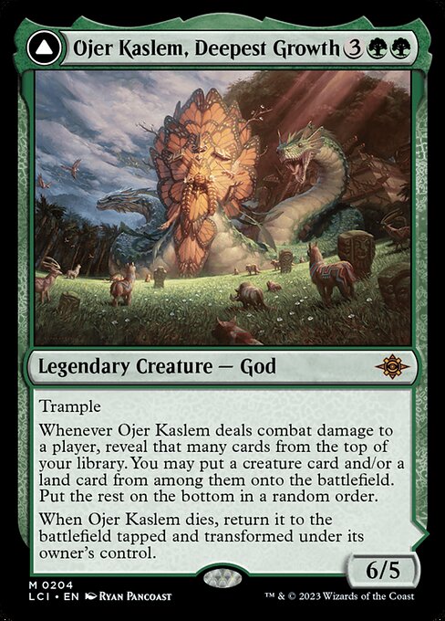 Ojer Kaslem, Deepest Growth // Temple of Cultivation LCI-204 Mythic Near Mint Englisch