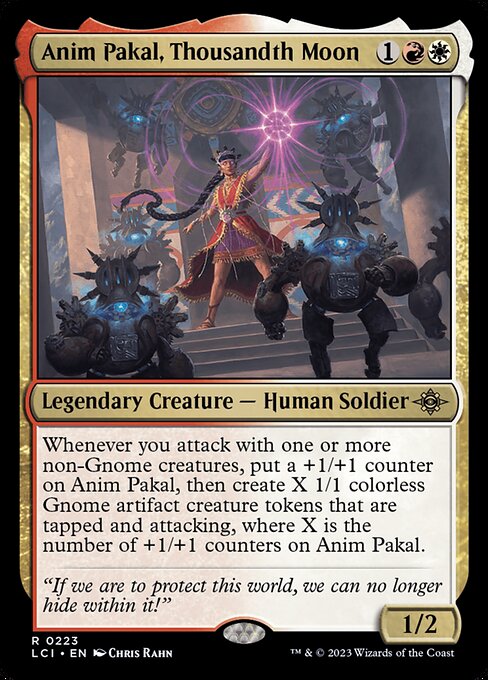 Anim Pakal, Thousandth Moon LCI-223 Rare Near Mint Englisch Foil