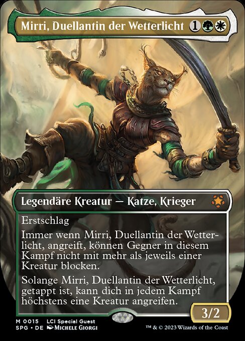 Mirri, Duellantin der Wetterlicht SPG-15 Mythic Excellent Deutsch