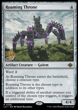 Wandelnder Thron (V.1) PLCI-258 Rare Near Mint Deutsch Foil