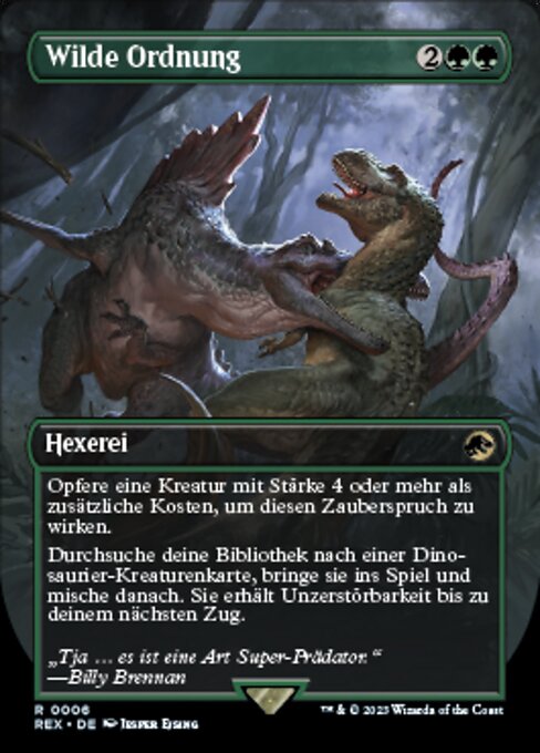 Savage Order (V.1) REX-6 Excellent Deutsch