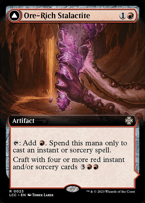 Ore-Rich Stalactite // Cosmium Catalyst XLCC-23 Rare Near Mint Deutsch