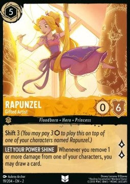 Rapunzel - Talantierte Künstlerin 2ROF-19 Uncommon Boosterfrisch Englisch