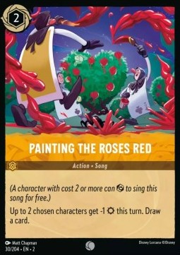 Wir Malen die Rosen Rot 2ROF-30 Common Boosterfrisch Englisch Foil