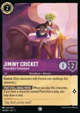 Jiminy Grille - Pinocchios Gewissen 2ROF-44 Common Boosterfrisch Englisch Foil