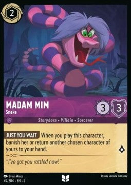 Madame Mim - Schlange 2ROF-49 Uncommon Boosterfrisch Englisch