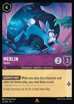 Merlin - Hase 2ROF-52 Rare Boosterfrisch Englisch Foil