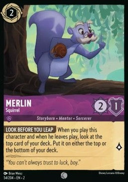 Merlin - Eichhörnchen 2ROF-54 Common Boosterfrisch Englisch Foil