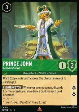 Prinz John - Der Gierigste 2ROF-89 Rare Near Mint Deutsch
