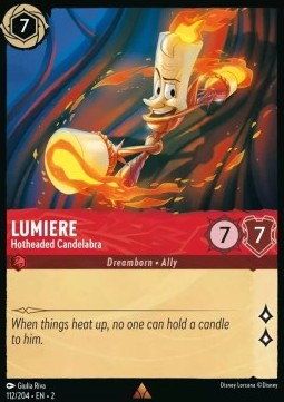 Lumière - Hitzköpfiger Armleuchter 2ROF-112 Rare Boosterfrisch Englisch Foil