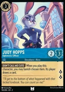 Judy Hopps - Optimistische Polizistin 2ROF-152 Uncommon Boosterfrisch Englisch