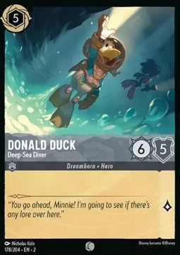 Donald Duck - Tiefseetaucher 2ROF-178 Common Boosterfrisch Englisch Foil