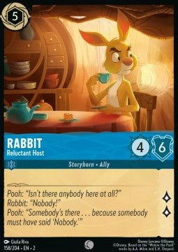 Rabbit - Zögerlicher Gastgeber 2ROF-158 Common Boosterfrisch Englisch Foil