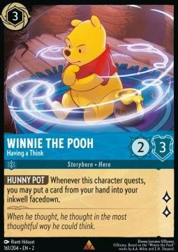 Winnie Puuh - Denkt und denkt 2ROF-161 Rare Boosterfrisch Englisch