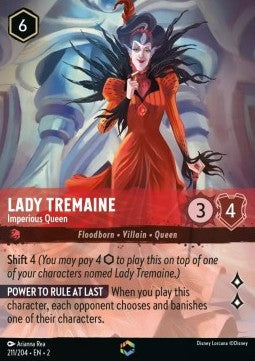 Gräfin Tremaine - Gebieterische Königin (V.2) 2ROF-211 Enchanted Boosterfrisch Englisch Foil