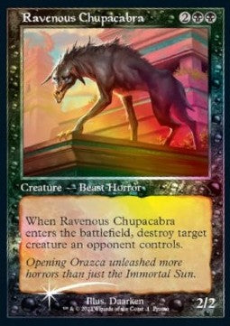 Ausgehungerter Chupacabra OH-1 Rare Near Mint Deutsch Foil