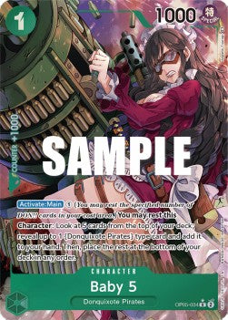 Baby 5 (OP05-034) (V.2) OP05 Alternate Art Near Mint Englisch