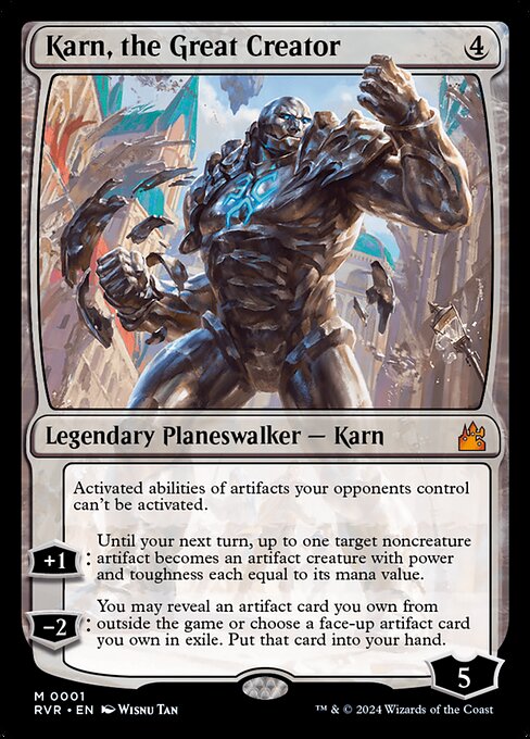 Karn, the Great Creator RVR-1 Mythic Near Mint Englisch