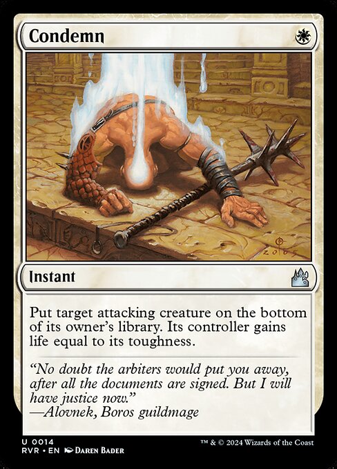 Condemn RVR-14 Uncommon Near Mint Englisch Foil