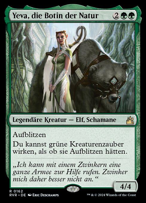 Yeva, die Botin der Natur RVR-162 Rare Near Mint Deutsch