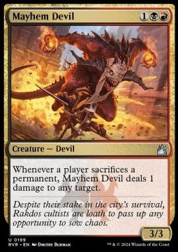 Mayhem Devil RVR-199 Uncommon Near Mint Englisch