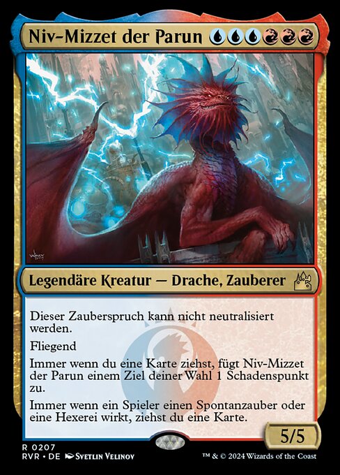 Niv-Mizzet der Parun RVR-207 Rare Near Mint Deutsch