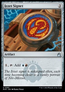 Izzet Signet RVR-261 Uncommon Near Mint Englisch Foil