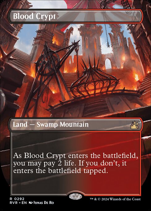 Blood Crypt XRVR-292 Rare Near Mint Englisch