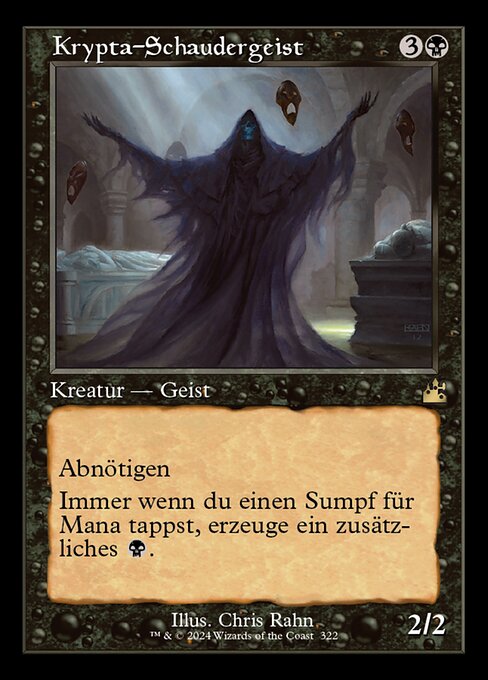 Krypta-Schaudergeist (V.1) XRVR-322 Rare Near Mint Deutsch Foil