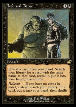 Infernal Tutor XRVR-326 Rare Excellent Englisch