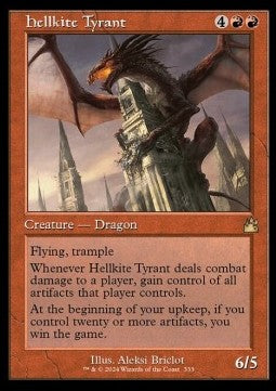 Tyrannischer Höllendrache (V.1) XRVR-333 Rare Near Mint Englisch Foil