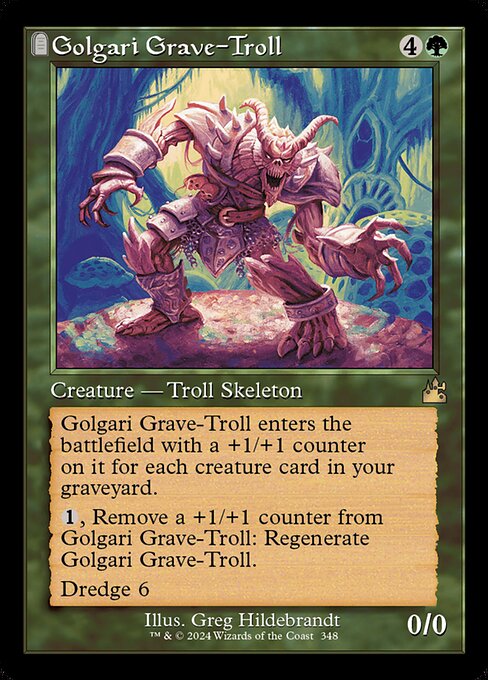 Golgari-Grabtroll XRVR-348 Rare Near Mint Englisch