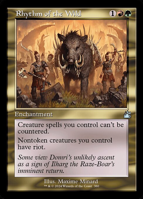 Rhythmus der Wildnis XRVR-380 Uncommon Near Mint Englisch Foil