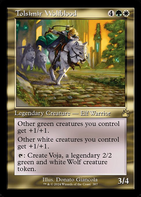 Tolsimir Wolfsblut XRVR-387 Rare Excellent Englisch Foil