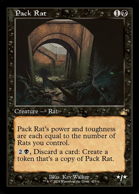 Pack Rat XRVR-455 Rare Near Mint Englisch Foil