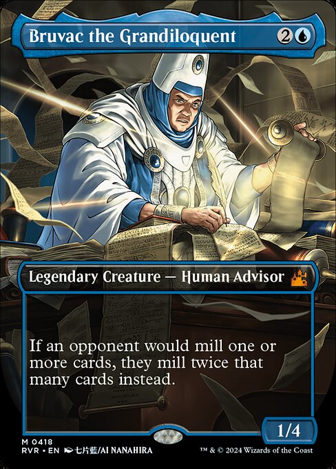 Bruvac the Grandiloquent XRVR-418 Mythic Near Mint Englisch Foil