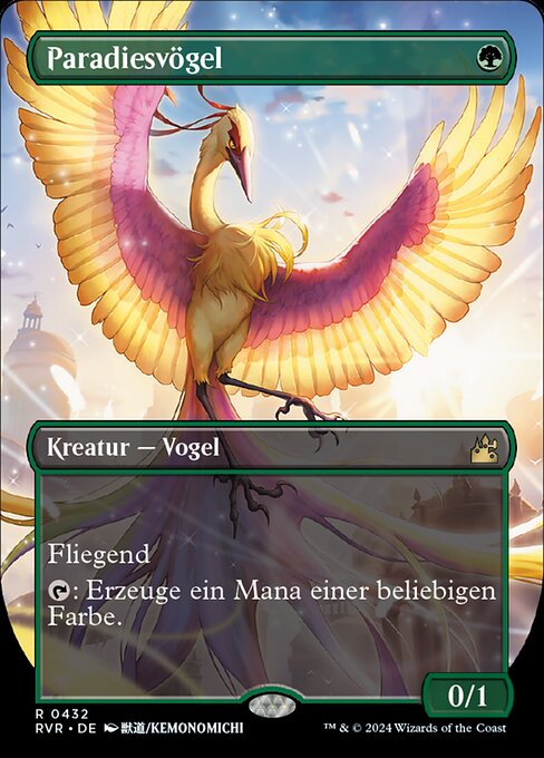 Paradiesvögel (V.2) XRVR-432 Rare Good Deutsch