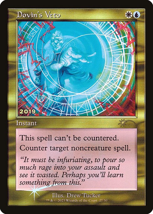 Dovin's Veto 30C-2019 Rare Near Mint Englisch Foil