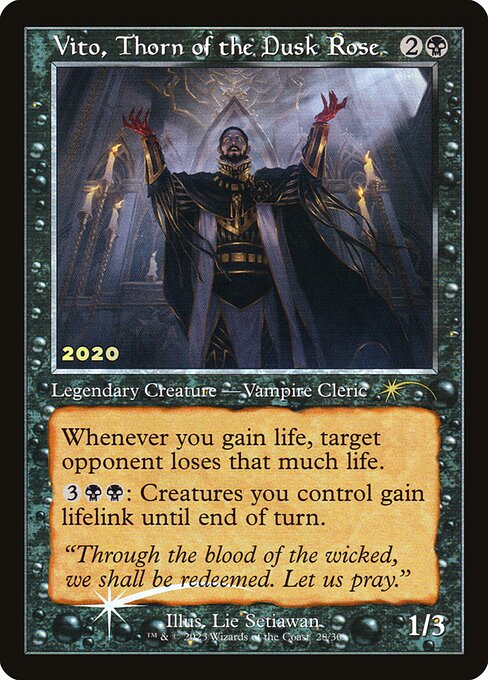 Vito, Dorn der Rose des Zwielichts 30C-2020 Rare Excellent Englisch Foil