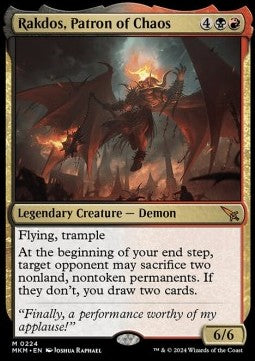 Rakdos, Mäzen des Chaos MKM-224 Mythic Near Mint Englisch Foil